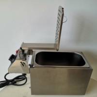 Friteuse électrique à induction à réservoir unique pour usage commercial, idéale pour les foyers, les restaurants et les commerces alimentaires, équipement de cuisine