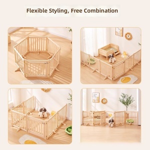 <span class=keywords><strong>Corral</strong></span> Moderno <span class=keywords><strong>para</strong></span> Mascotas, Valla Plegable de Madera Sólida <span class=keywords><strong>para</strong></span> <span class=keywords><strong>Perros</strong></span>, Puerta de Seguridad, <span class=keywords><strong>Corral</strong></span> Ecológico <span class=keywords><strong>para</strong></span> Interiores, ¡Gran Venta! - Product Image 2