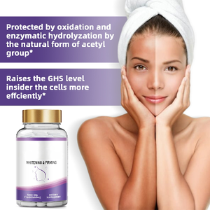 Nu Voedsel Huid Whitening Collageen Vitamine C Poeder Capsule Nieuwe Aankomst Oem Odm 500Mg L-Glutathion 60 Supplement Voor De Gezondheidszorg - Product Image 6