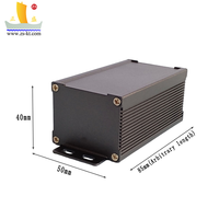 Boîtier de commande en aluminium CNC personnalisé 50x40 boîtier complet avec profilé d'extrusion d'aluminium et d'aluminium extrudé