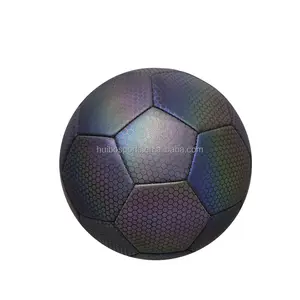 定制标志发光反射全息足球发光足球厂家直销OEM中国制造