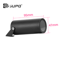 Projecteur LED GUPO 3W à montage en surface, étanche IP65, anti-éblouissement en nid d'abeille, petit éclairage d'accentuation pour l'éclairage extérieur