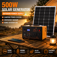 Centrale Électrique Portable 500W 12V 30Ah à Onde Sinusoïdale Pure pour Camping en Extérieur et Urgences Domestiques - Vente en Gros