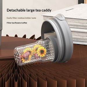 Taza Universal de Acero Inoxidable 304 de Alta Calidad con Separador de Té, Caja de Regalo con Diseño Ins Wind para Cumpleaños y Graduación - Product Image 3