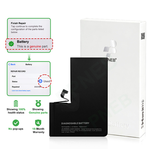แบตเตอรี่โทรศัพท์มือถือ OEM ใหม่ 0 รอบการใช้งาน ระบบวินิจฉัย IOS26 สำหรับ <span class=keywords><strong>iPhone</strong></span> 12 13 Mini 14 15 16 Pro Max แสดงผลอะไหล่แท้ - Product Image 4