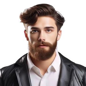 Emeda Swiss dentelle douce <span class=keywords><strong>barbe</strong></span> cheveux humains indien remy cheveux raides <span class=keywords><strong>Afro</strong></span> curl pour hommes maquillage - Product Image 1