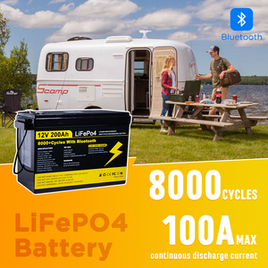 Paquete de Baterías LiFePo4 de 12v 12.8v 100ah 200ah en Existencia en la UE, Más de 8000 Ciclos, Entrega Rápida en la UE, Totalmente Compatibles, Terminales Nuevos de Grado A Originales - Product Image 4