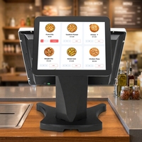15-дюймовая POS-система «все в одном» с сенсорным экраном, Windows 10, от производителя, для ресторанов (кассовый аппарат)