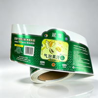 Impression d'étiquettes personnalisées pour boissons et aliments, rouleaux d'autocollants en PET durables, imperméables et autocollants pour l'emballage