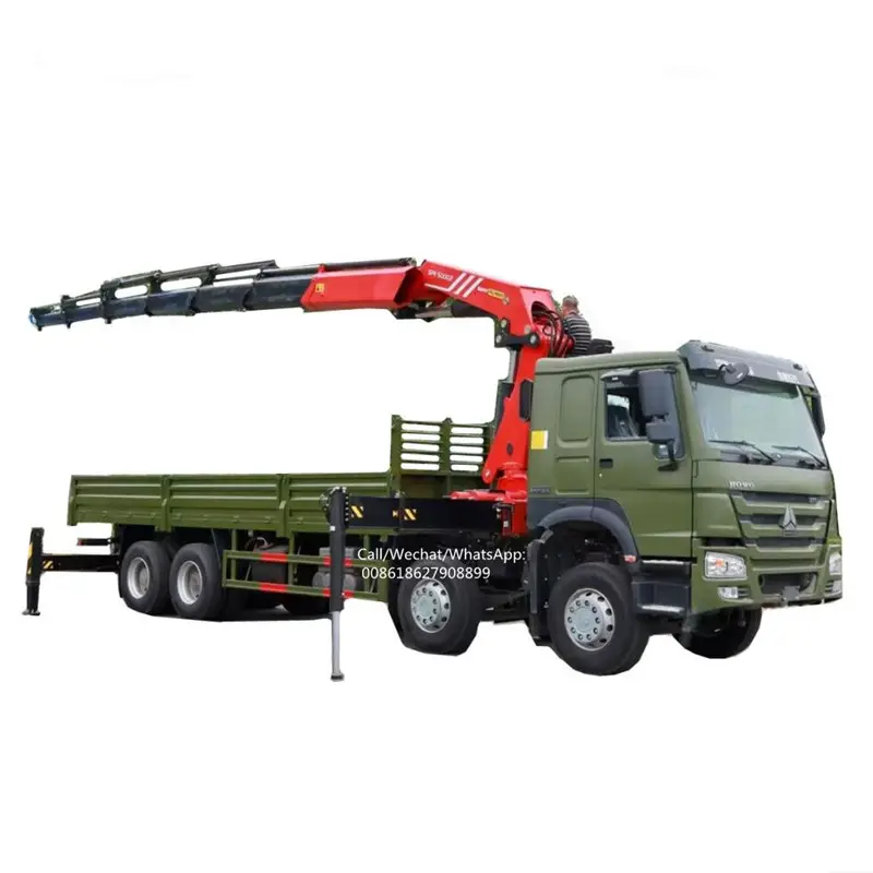 SINOTRUK 8*4 Heavy duty guindaste caminhão SPK50002, CLW caminhão de bombeiros para venda, menor preço caminhão guindaste 16 toneladas