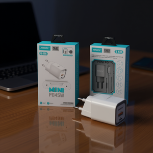 Ansty Q-038 Caricabatterie USB da 45W per Ricarica Rapida Light-ning, Colore Bianco, Categoria Prodotto: Caricabatterie - Product Image 3