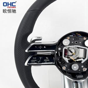 Volante Ohc de cuero para <span class=keywords><strong>Mercedes</strong></span> 2021 <span class=keywords><strong>2022</strong></span> 2023 W166 W177 a Class GT W213 W246 X253 W205 W222 Amg volante - Product Image 4