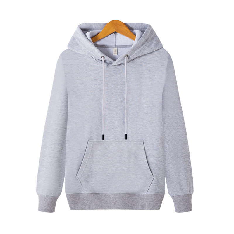 Mode Streetwear Pure Kleur Breien Fleece Hoodie Groothandel Gratis Size Trui Voor Mannen Vrouwen