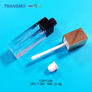 Flacons carrés de 5 ml pour gloss à lèvres, étiquette privée, conteneur de gloss de 5 ml, emballage personnalisé pour gloss à lèvres - Product Image 4