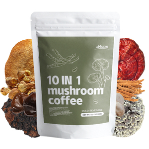 AMULYN 10 Kinds of Mushroom Blended <strong>Coffee</strong> OEM Mushroom <strong>Coffee</strong> - Product Image 1