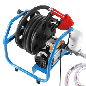 Pompa Elettrica per Olio 380W in Acciaio Legato, Pompa a Bobina 12V/24V/220V, Distributore di Carburante Compatto 55L/min, Precisione 0,3%, Attrezzatura a Basso Costo - Product Image 1