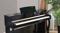 Digitalpiano mit 88 gewichteten Tasten, Hammermechanik, Kunststoffgehäuse, 200 Rhythmen & Klängen, integriertem Lautsprecher für Erwachsene