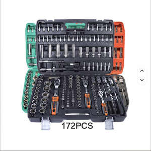 Juego de Llaves de Trinquete Profesionales de Acero Inoxidable SCK-121, 32-216 Piezas, con Destornilladores y Herramientas para Reparación de Automóviles - Product Image 2