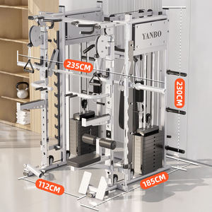Équipement de musculation multifonctionnel pour la maison : Machine à squats, Smith Machine, Crossover à câbles pour la musculation et l'entraînement sportif Joo9f - Product Image 5