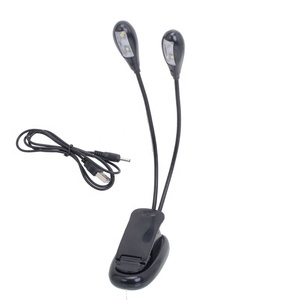 <span class=keywords><strong>4</strong></span> LEDS Âm Nhạc Đứng Ánh Sáng Cuốn Sách Ánh Sáng USB Dual Arm <span class=keywords><strong>4</strong></span> LED Linh Hoạt Cuốn Sách Nhạc Đứng Ánh Sáng Đèn Lampar Cho Đọc Sách - Product Image 5