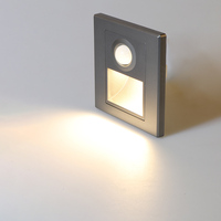 Lampe Murale ABS Intelligente avec Capteur Encastré pour Intérieur Maison Hôtel Couloir Escalier Marches Lumière LED
