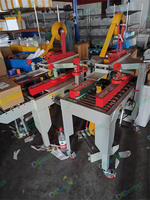 Machine semi-automatique d'induction pour la fermeture et le collage des boîtes en carton, avec pliage des rabats et fermeture des étuis, machine d'emballage et de scellage de cartons