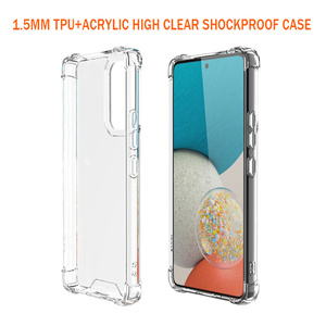 GSCASE 1.5MM Acrylique 35 A55 Clear Shockproof Case pour <span class=keywords><strong>Samsung</strong></span> <span class=keywords><strong>Galaxy</strong></span> A52 A22 A33 A53 A03S 5G Back Covers - Product Image 3