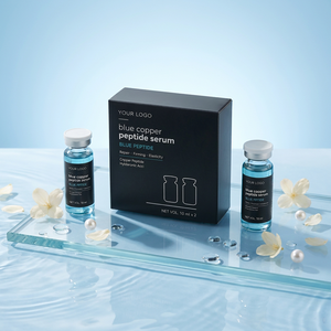 Suero de Péptidos de Cobre Azul, Ácido Hialurónico, Líquido para el Cuidado Facial, Reafirmante, Aumenta la Elasticidad, Logotipo Personalizado OEM - Product Image 4