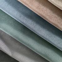 Textiles d'ameublement 100% Polyester tissu de velours italien respirant imprimé uni pour canapé et rembourrage en gros