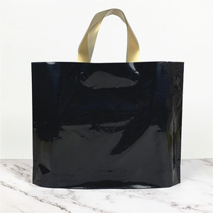 Tùy Chỉnh Dày 16 Lụa Pet Nhựa Tote Túi Với Tại Chỗ In Logo Cho Quần Áo Đồ Lót Và Vớ Quà Tặng Bao Bì Túi - Product Image 2