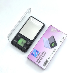 مقياس مجوهرات جديد من الفولاذ المقاوم للصدأ بميزان إلكتروني بشاشة LED g مقياس جيب صغير ذهبي رقمي مقياس مجوهرات - Product Image 1