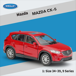 WELLY Coche de Juguete de Metal Fundido a Presión a <span class=keywords><strong>Escala</strong></span> 1:36, Modelo de Simulación Mazda, con Función de Retroceso, para Niños y Adolescentes, Regalo Coleccionable Unisex - Product Image 2