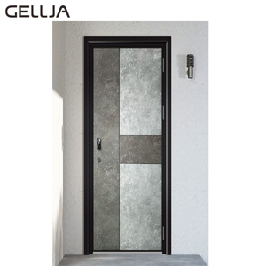 Hiện đại được thiết kế nhiệm vụ nặng nề nhập cửa cho ngôi nhà biệt thự chống thấm nước chống cháy với bên mở bên ngoài an ninh hoàn thành bề mặt - Product Image 3