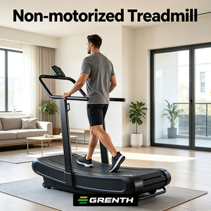 <span class=keywords><strong>Tapis</strong></span> <span class=keywords><strong>roulant</strong></span> incurvé auto-alimenté sans moteur avec écran LCD, usage intensif, pour entraînement Hyrox, usage commercial, salle de sport - Product Image 5