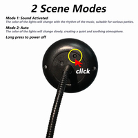 Auto USB Disco Ball RGB Mehrfarbiges Blitzlicht Mini Dance Stehle uchte für Party Auto Atmosphäre & Raum dekorationen