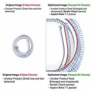Tuyau en PVC transparent renforcé de fil d'acier de 1/2 pouce, 50 mètres, résistant aux hautes températures, aux produits chimiques et aux UV, pour l'eau - Product Image 1