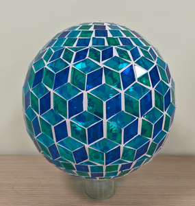 Esfera de Vidrio Soplado a Mano de Color Natural, Bola de Vidrio para Decoración, Resistente a la Intemperie, para Jardín y Hogar - Product Image 1