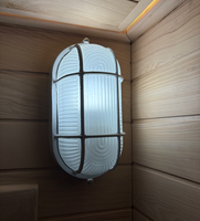 Authentische 2-Personen Traditionelle Finnische Sauna - Indoor-Heimdampfbad mit Edelstahl-Saunaofen & Premium-Hemlockholz