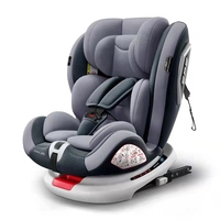 Siège auto bébé I-Size R129 noir/gris, capacité de charge 36 kg, rotatif, pour groupes 0-12 ans, vente en gros