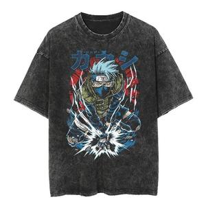 <span class=keywords><strong>T</strong></span>-<span class=keywords><strong>shirt</strong></span> décontracté unisexe à manches courtes, motif 3D délavé, style rétro hip-hop <span class=keywords><strong>streetwear</strong></span>, 260 g/m², collection é<span class=keywords><strong>t</strong></span>é M2621 (OEM&ODM) - Product Image 3