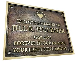 Placas Conmemorativas de Acero Inoxidable Vintage con Diseño Personalizado, Grabado en Relieve 3D para Parques y Empresas, Uso en Exteriores - Product Image 5