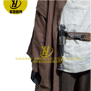 Disfraz de Cosplay de <span class=keywords><strong>Obi</strong></span>-<span class=keywords><strong>Wan</strong></span> Kenobi de <span class=keywords><strong>Star</strong></span> <span class=keywords><strong>Wars</strong></span>, Conjunto Completo Personalizado para Hombre Adulto, Disfraz de Personaje de Película de Cachemira - Product Image 5