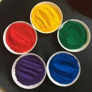 Óxido de hierro Rojo Amarillo Negro Verde Azul Pigmento de óxido de hierro Pigmento soluble en agua Ampliamente utilizado en cosméticos y textiles alimentarios - Product Image 5