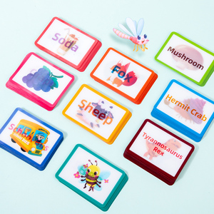 <span class=keywords><strong>Autismo</strong></span> precoce personalizzato apprendimento 3D <span class=keywords><strong>cognitivo</strong></span> Flash card giocattoli educativi parola inglese gioco educativo prescolare giocattoli educativi per bambini - Product Image 3