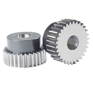 Rueda dentada doble de acero inoxidable HXMT Juego de engranajes de metal de enfriamiento de alta frecuencia de la fábrica de Shenzhen - Product Image 5