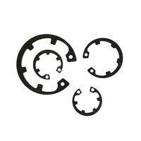 DIN984 Stainless Steel 304 Piston Retainer Ring 65Mn Steel Circlips Retaining Rings with Lugs for Use in Bores