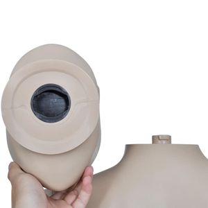 Full-Body <b>Male</b> <b>Mannequin</b> Beige Plastic Standing Pose Plus Size Apparel Display D0100HHRHTP <b>Mannequin</b> Round Head Beige <b>Mannequin</b> - Product Image 5