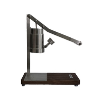 Machines à expresso semi-automatiques en acier inoxydable écologiques au design portable avec sol en bois