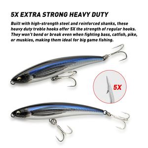 Sneda เหยื่อล่อปลาป็อปเปอร์ทรงดินสอลอยน้ำ16ซม./65ก. เหยื่อล่อปลาน้ำเค็มน้ำเค็มแบบทอดยาวสำหรับปลา<span class=keywords><strong>กะพง</strong></span>ขาวปลาทูน่าและไม้ระแนงขนาด<span class=keywords><strong>ยักษ์</strong></span> - Product Image 5