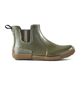 Men's Slip-On Waterproof Rubber Rain Duck Boots